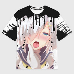 Футболка оверсайз мужская AHEGAO, цвет: 3D-принт