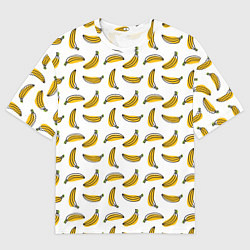Мужская футболка оверсайз Бананы