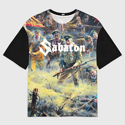 Мужская футболка оверсайз Sabaton