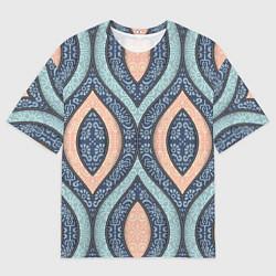 Футболка оверсайз мужская Восточный орнамент, цвет: 3D-принт