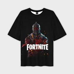 Мужская футболка оверсайз Fortnite Black Knight