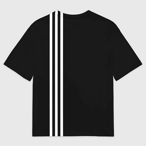 Мужская футболка оверсайз JUVENTUS / 3D-принт – фото 2