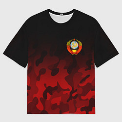 Футболка оверсайз мужская СССР, цвет: 3D-принт