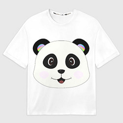 Мужская футболка оверсайз Panda