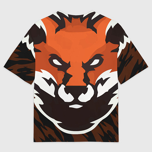 Мужская футболка оверсайз Зверь / 3D-принт – фото 2