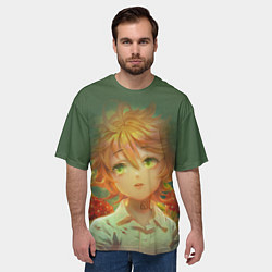 Футболка оверсайз мужская The Promised Neverland, цвет: 3D-принт — фото 2