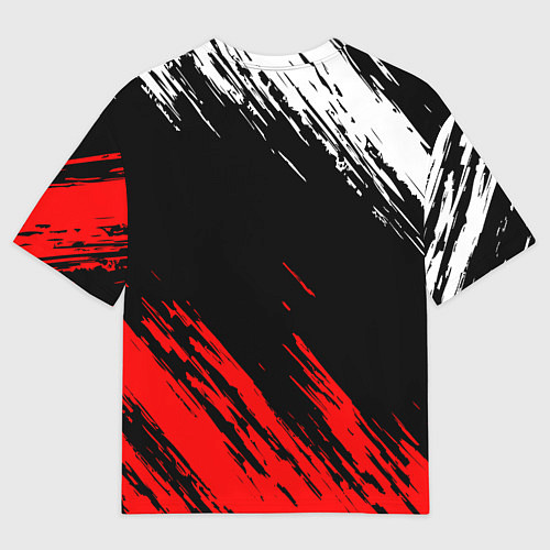 Мужская футболка оверсайз CHICAGO BULLS / 3D-принт – фото 2