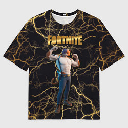 Футболка оверсайз мужская Meowcles Fortnite 2, цвет: 3D-принт