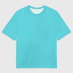 Мужская футболка оверсайз Бирюза