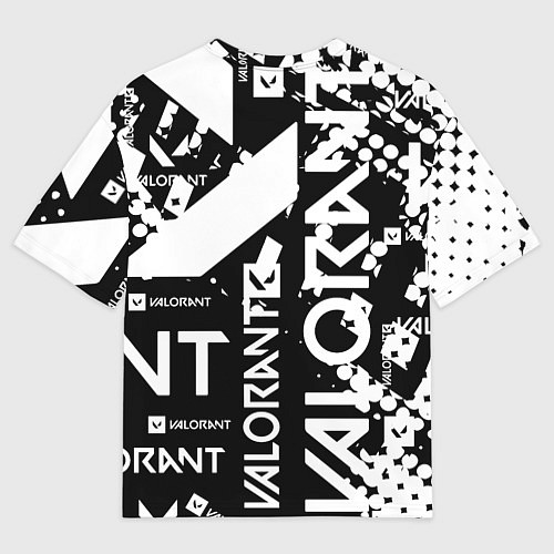 Мужская футболка оверсайз Valorant / 3D-принт – фото 2