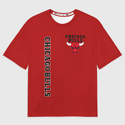 Футболка оверсайз мужская CHICAGO BULLS, цвет: 3D-принт