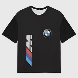 Футболка оверсайз мужская BMW, цвет: 3D-принт