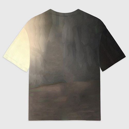 Мужская футболка оверсайз Милый во Франксе / 3D-принт – фото 2