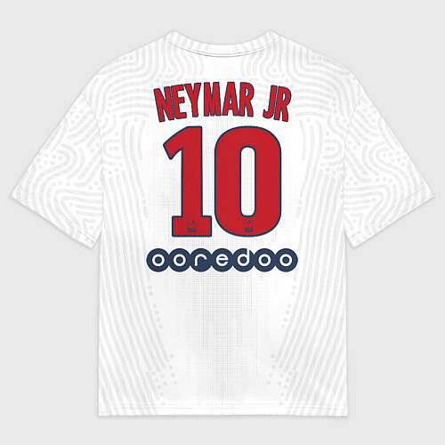Мужская футболка оверсайз Neymar away 20-21 / 3D-принт – фото 2