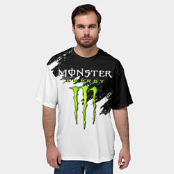 Футболка оверсайз мужская MONSTER ENERGY, цвет: 3D-принт — фото 2