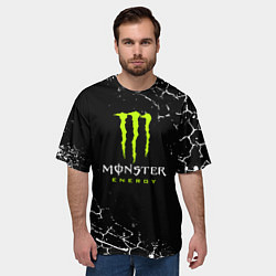 Футболка оверсайз мужская MONSTER ENERGY, цвет: 3D-принт — фото 2