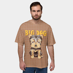 Футболка оверсайз мужская Большой пёс, цвет: 3D-принт — фото 2