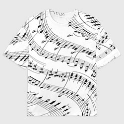 Футболка оверсайз мужская Melody Текстура, цвет: 3D-принт