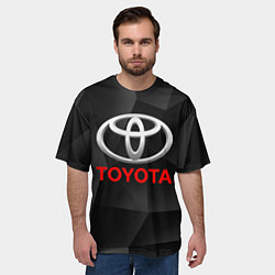 Футболка оверсайз мужская TOYOTA, цвет: 3D-принт — фото 2