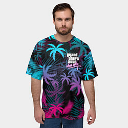 Футболка оверсайз мужская GTA VICE CITY, цвет: 3D-принт — фото 2