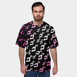 Футболка оверсайз мужская JOJOS BIZARRE ADVENTURE, цвет: 3D-принт — фото 2