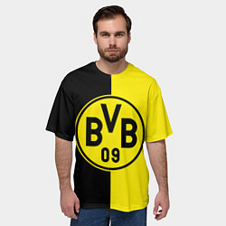 Футболка оверсайз мужская BORUSSIA, цвет: 3D-принт — фото 2