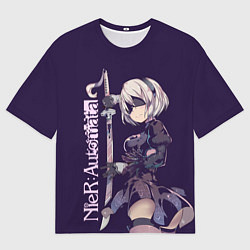 Мужская футболка оверсайз Nier Automata