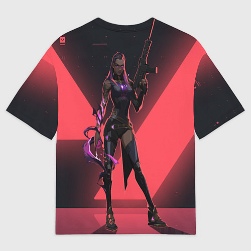 Мужская футболка оверсайз Lover of Reyna / 3D-принт – фото 2