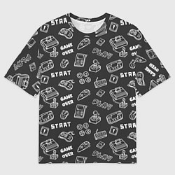 Футболка оверсайз мужская Video game, цвет: 3D-принт