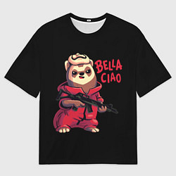 Футболка оверсайз мужская Bella Ciao, цвет: 3D-принт
