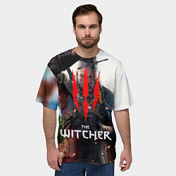 Футболка оверсайз мужская The Witcher, цвет: 3D-принт — фото 2