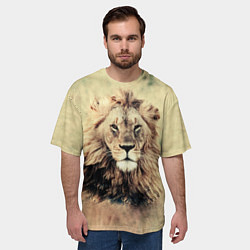 Футболка оверсайз мужская Lion King, цвет: 3D-принт — фото 2
