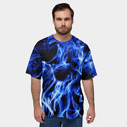 Футболка оверсайз мужская ДЫМ, цвет: 3D-принт — фото 2