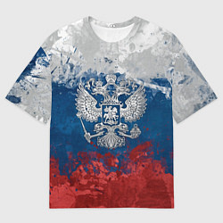 Мужская футболка оверсайз Россия