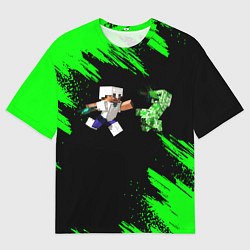 Мужская футболка оверсайз MINECRAFT