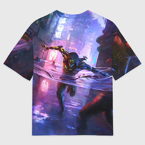 Мужская футболка оверсайз Ghostrunner / 3D-принт – фото 2