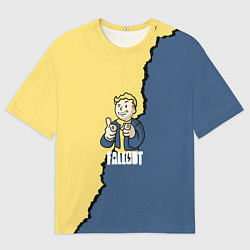 Мужская футболка оверсайз Fallout logo boy