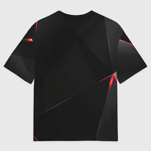 Мужская футболка оверсайз DARK / 3D-принт – фото 2