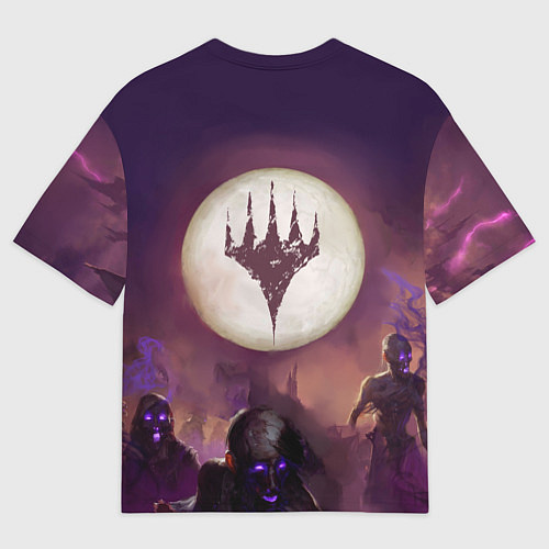 Мужская футболка оверсайз Eldritch Moon / 3D-принт – фото 2