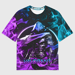 Мужская футболка оверсайз VALORANT OMEN