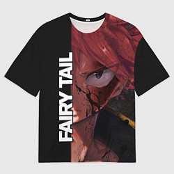 Футболка оверсайз мужская FAIRY TAIL ХВОСТ ФЕИ, цвет: 3D-принт