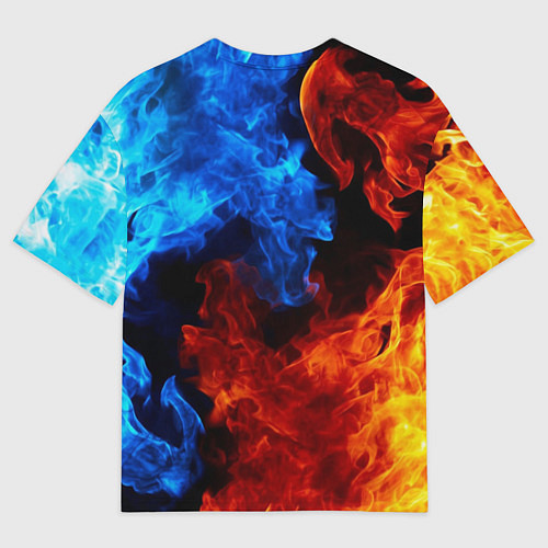 Мужская футболка оверсайз HONDA / 3D-принт – фото 2