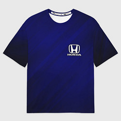 Футболка оверсайз мужская HONDA, цвет: 3D-принт