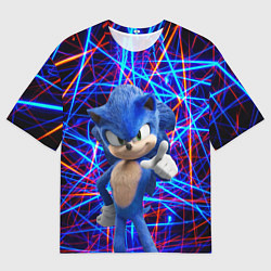 Мужская футболка оверсайз Sonic