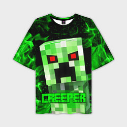 Мужская футболка оверсайз MINECRAFT CREEPER