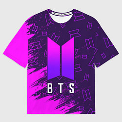 Мужская футболка оверсайз BTS БТС