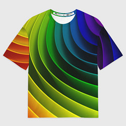 Футболка оверсайз мужская Color 2058, цвет: 3D-принт