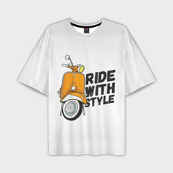 Мужская футболка оверсайз RIDE WITH STYLE Z