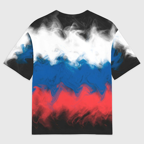 Мужская футболка оверсайз Россия / 3D-принт – фото 2