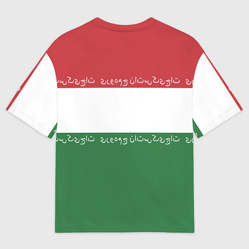 Мужская футболка оверсайз Таджикистан / 3D-принт – фото 2